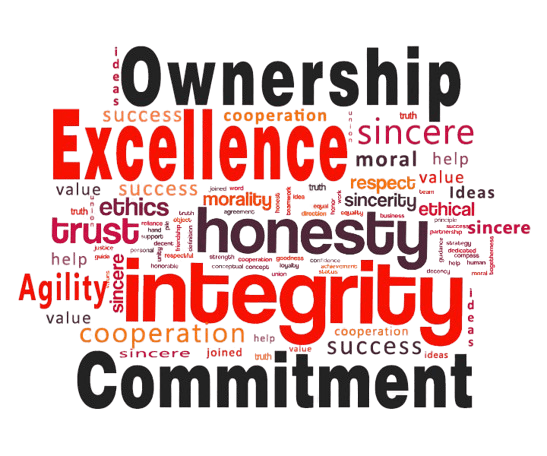 our core values